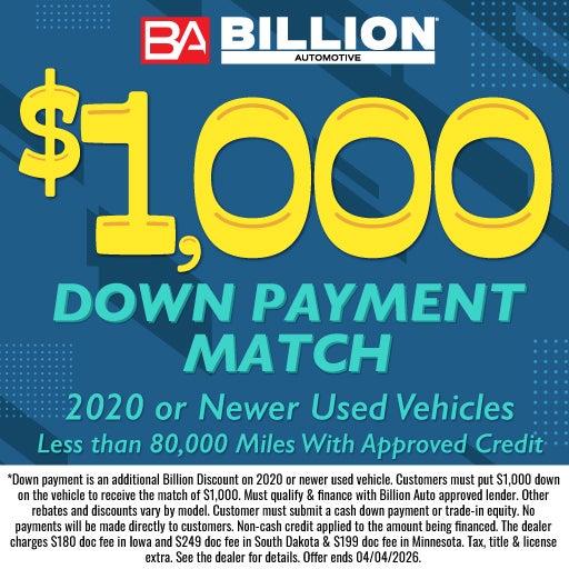 DOWN PAYMENT MATCH