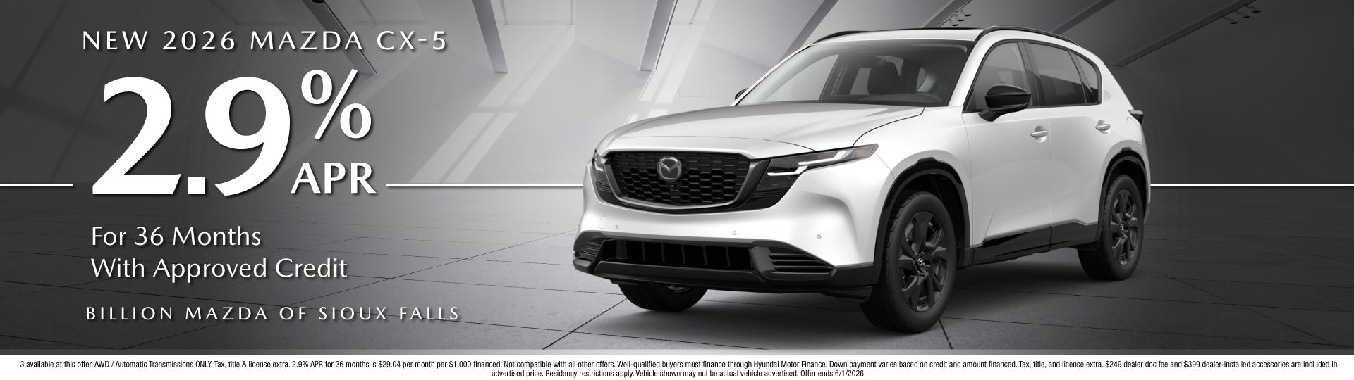 MAZDA APR OFFER