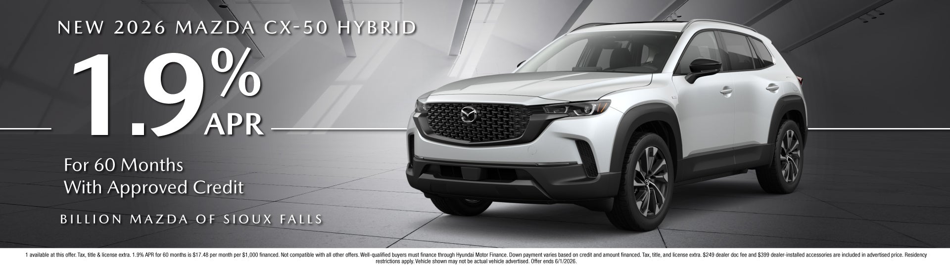 MAZDA APR OFFER