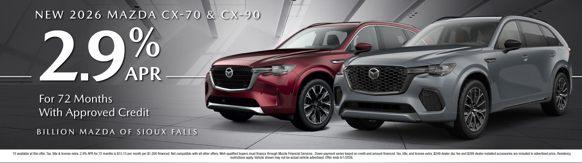 MAZDA APR OFFER