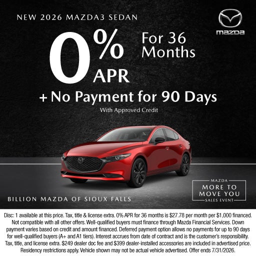 NEW 2026 MAZDA3 SEDAN