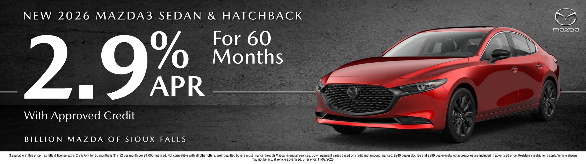 NEW 2026 MAZDA3 SEDAN & HATCHBACK