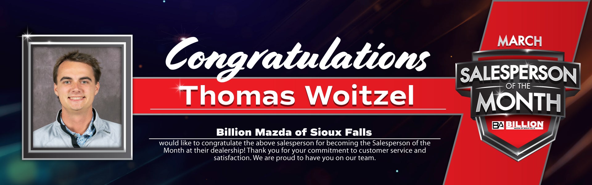 SALESPERSON OF THE MONTH