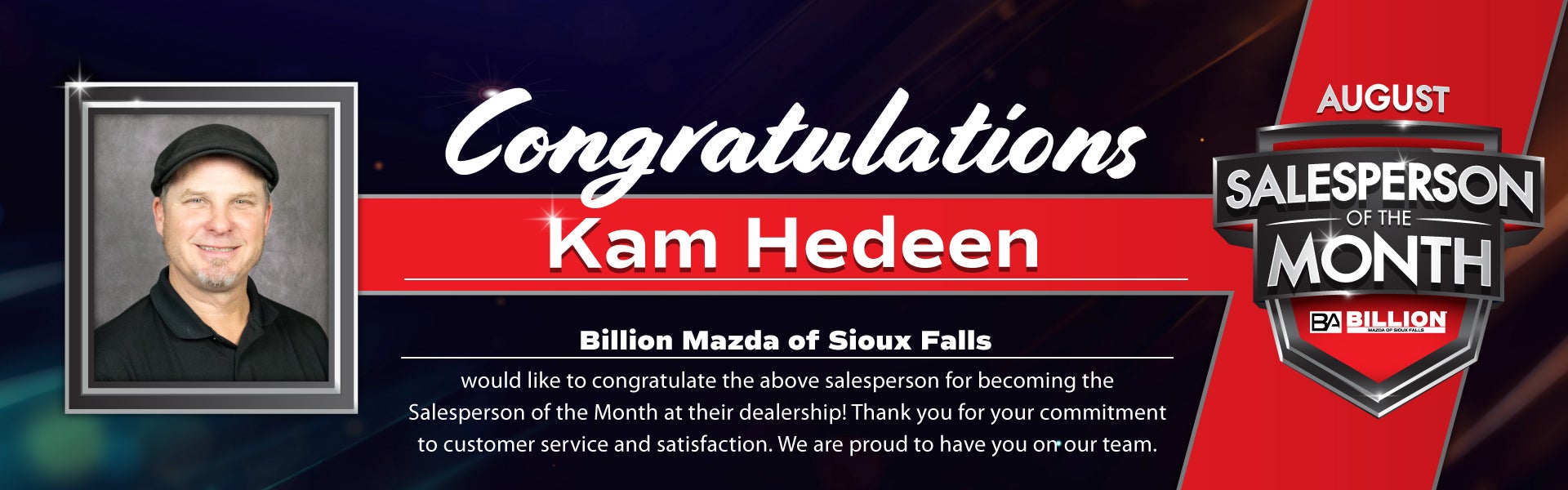 SALESPERSON OF THE MONTH